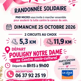 Randonnée solidaire octobre rose