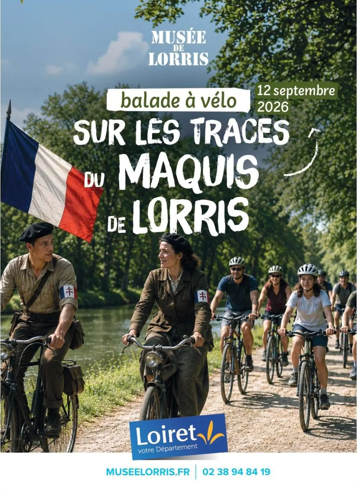 Randonnée vélo Sur les traces du maquis de Lorris