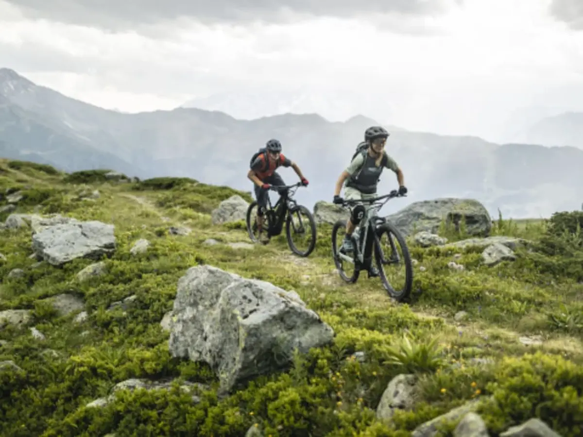 Randonnée VTT électrique de 7h en altitude au dessus de Chamonix