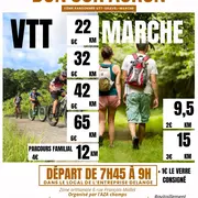 Randonnée VTT - Gravel - pédestre organisée par l'AZA du Champ de Licé