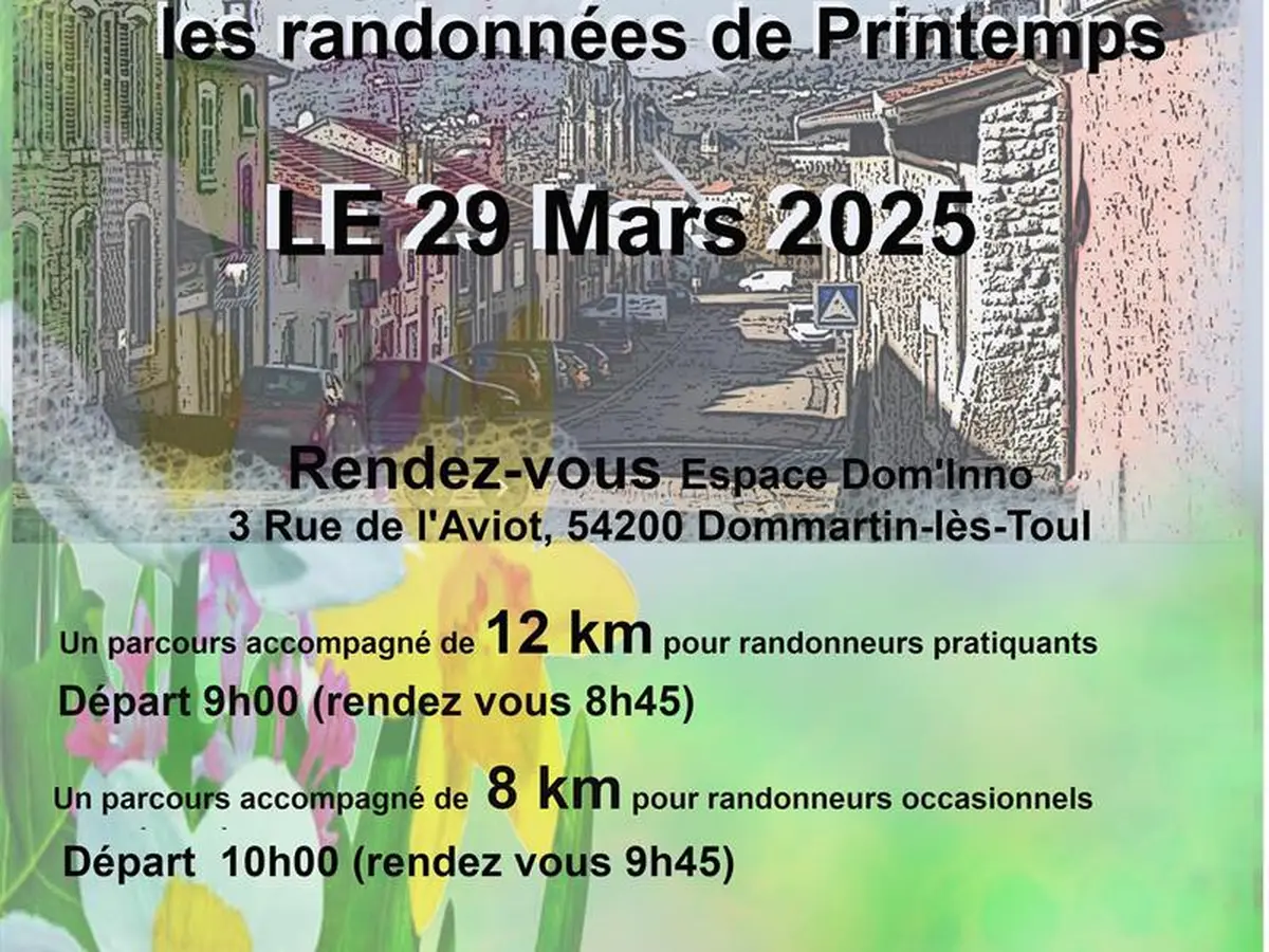 Randonnées de Printemps - Sentiers de la Linotte