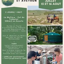 Randonnées équestre  à la ferme équestre de la Molière