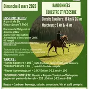Randonnées équestre et pédestre