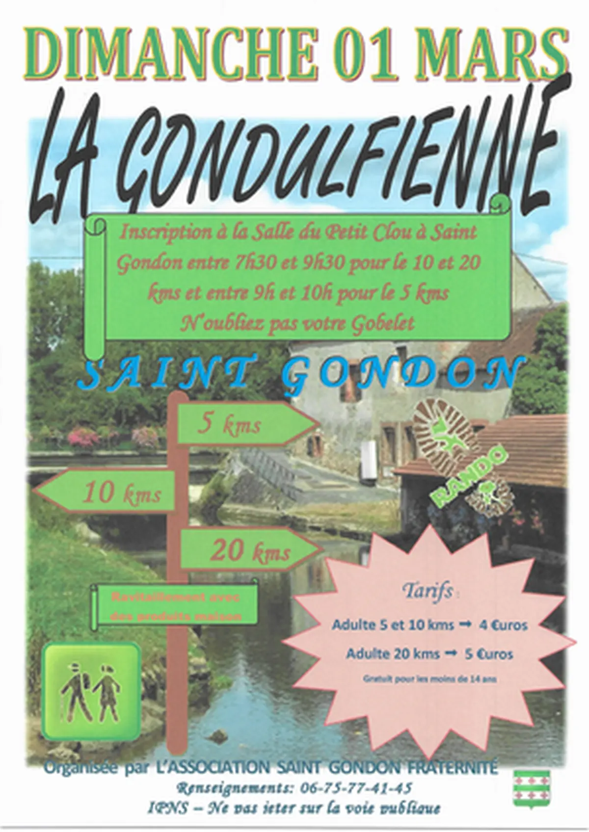 Randonnées La Gondulfienne