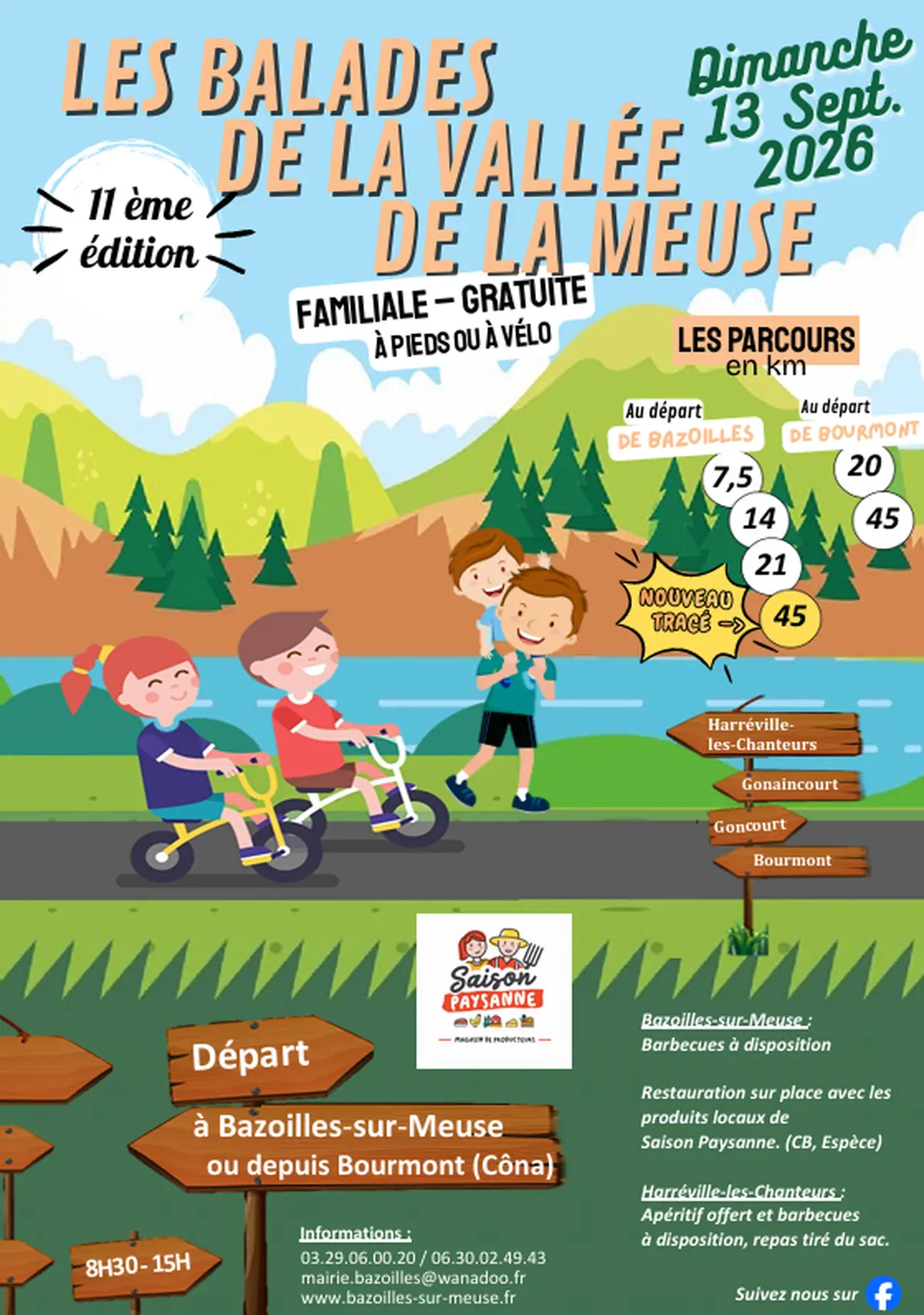 Randonnées : Les balades de la vallée de la Meuse