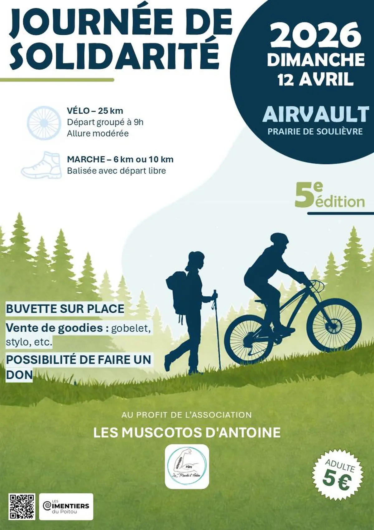 Randonnées pédestre et VTT, dans le cadre d'une journée de solidarité