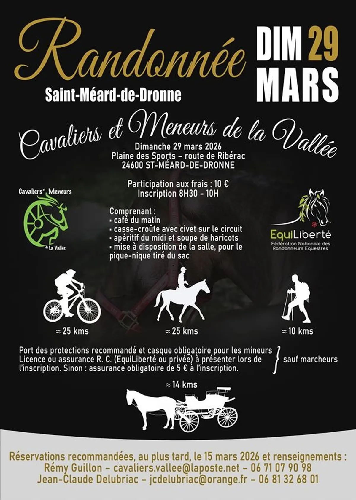 Randonnées pédestre, Vtt & équestre