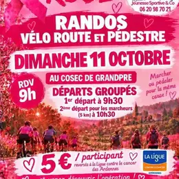Randos véloroute et pédestre Octobre Rose