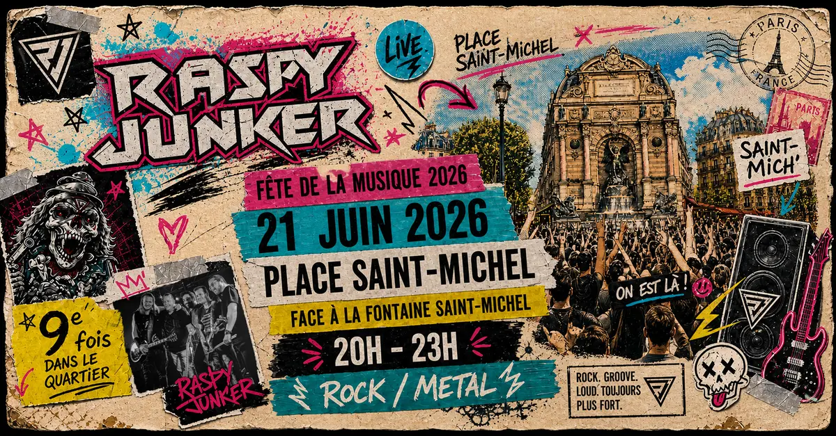 Raspy Junker, rock à Saint-Michel