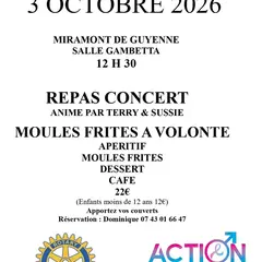 Rassemblement auto-moto et repas concert Octobre Rose