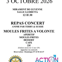 Rassemblement auto-moto et repas concert Octobre Rose