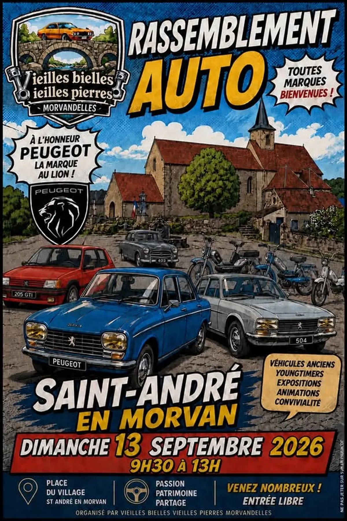 Rassemblement automobile