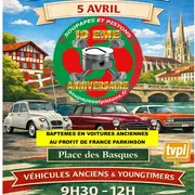 Rassemblement caritatif et baptêmes en véhicules anciens historiques