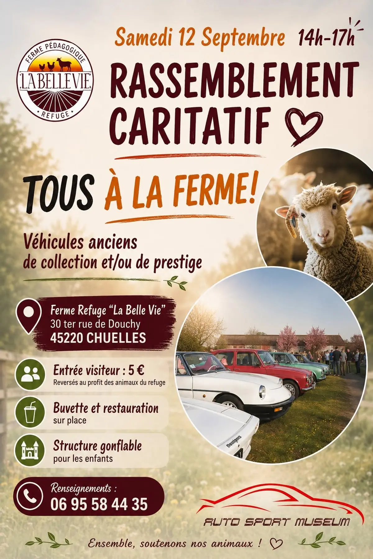 Rassemblement caritatif Tous à la ferme