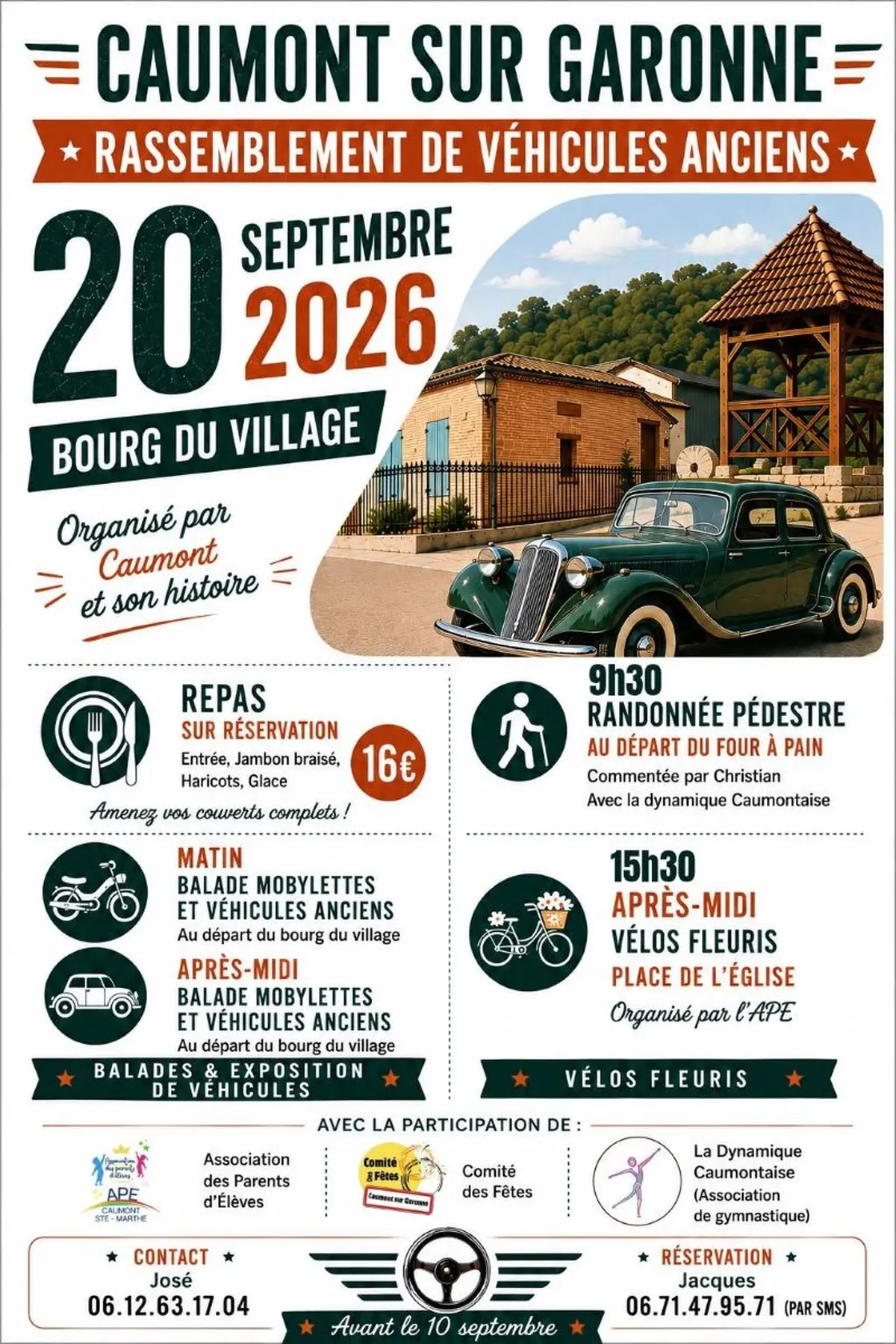 Rassemblement de véhicules anciens