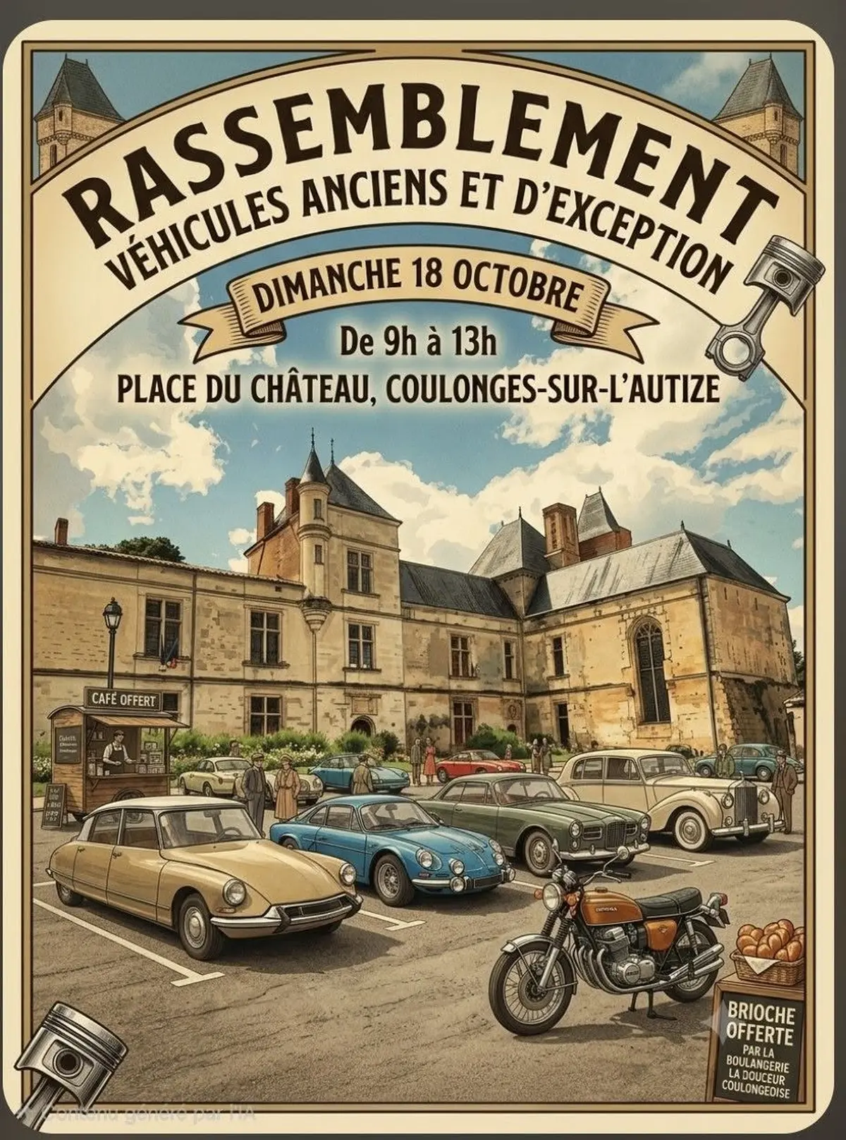 Rassemblement de véhicules anciens & d'exception