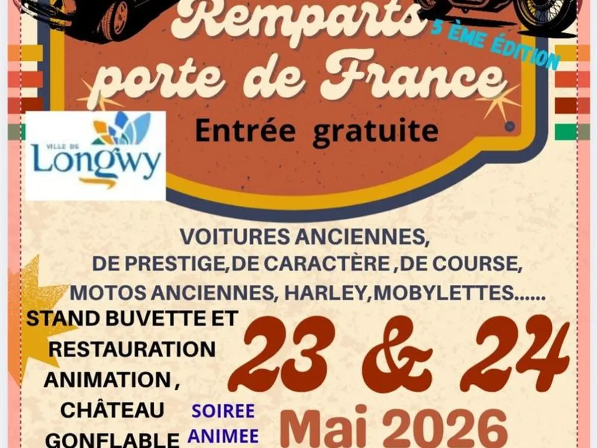 Rassemblement de voitures anciennes