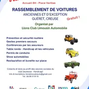 Rassemblement de voitures anciennes et d'exception