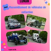 Rassemblement de voitures de collection à Lunan