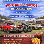Rassemblement de voitures et motos de collection