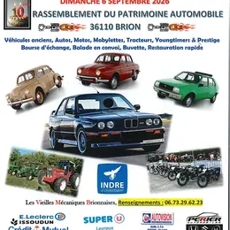 Rassemblement du patrimoine automobile à Brion