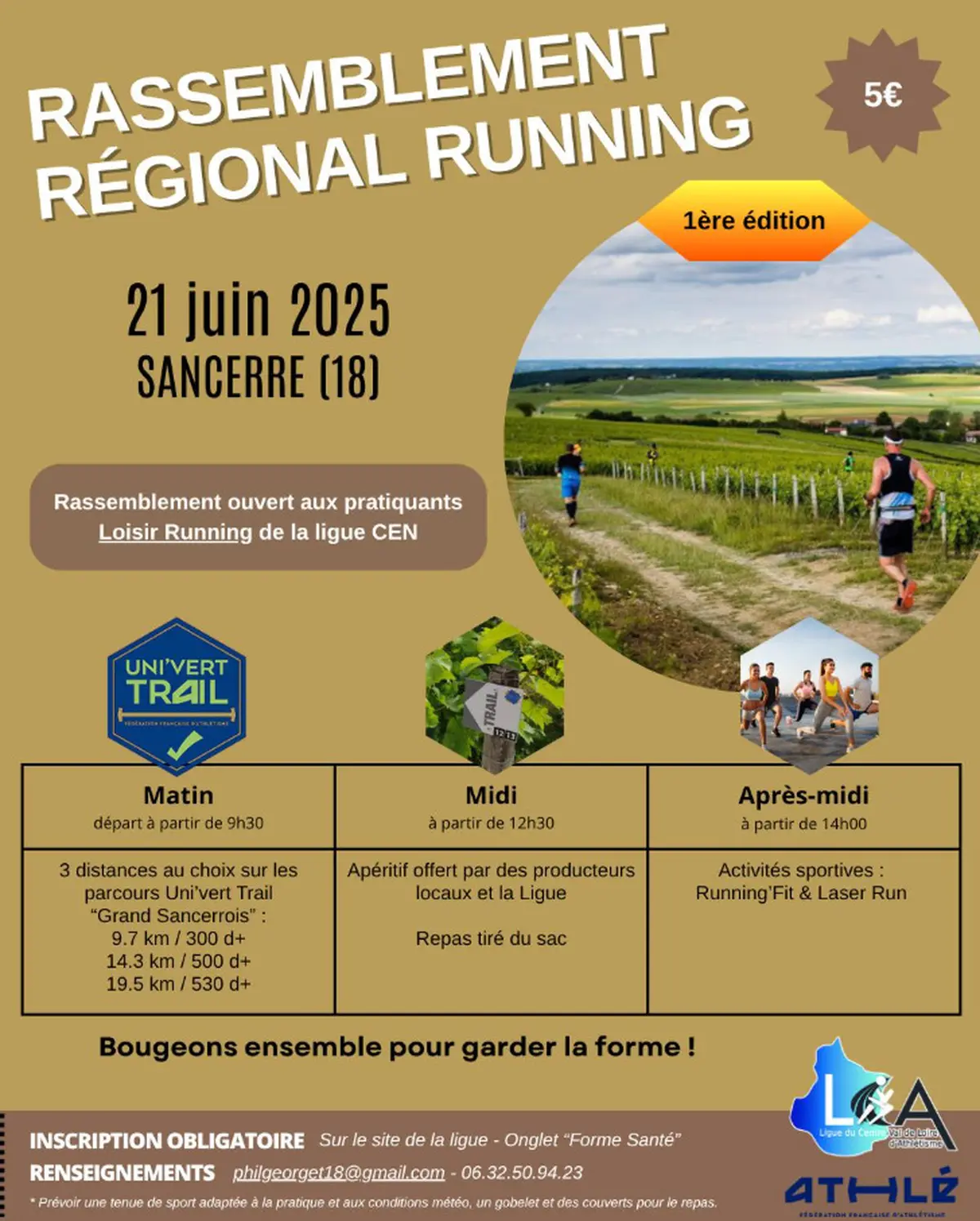 Rassemblement régional running