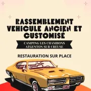 Rassemblement véhicules anciens et customisés