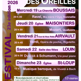 RAVEL Ma mère l'Oye en Nonnette (9 musiciens), dans le cadre du Festival Les Murs ont des Oreilles