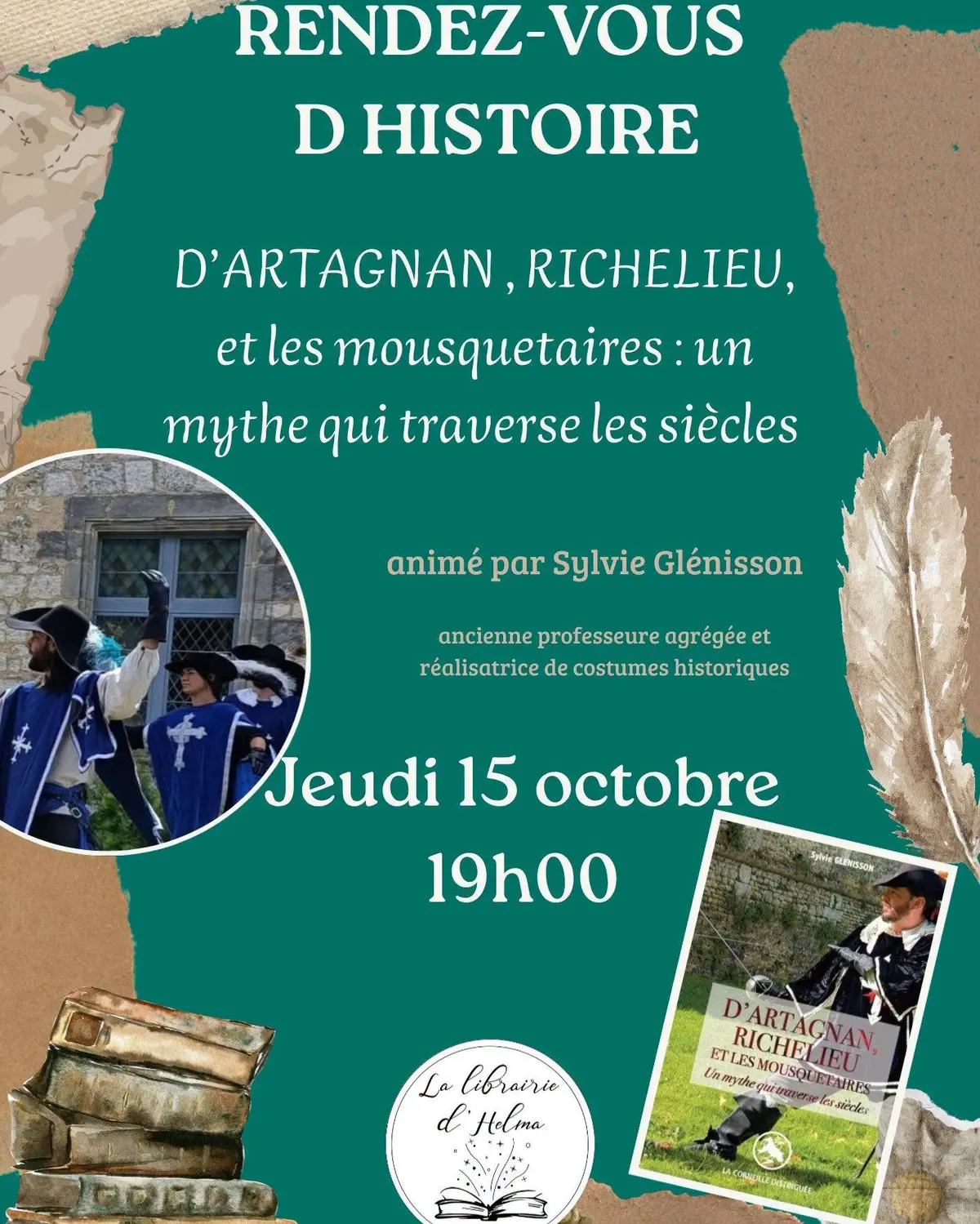 RDV d'Histoire à la librairie d'Helma