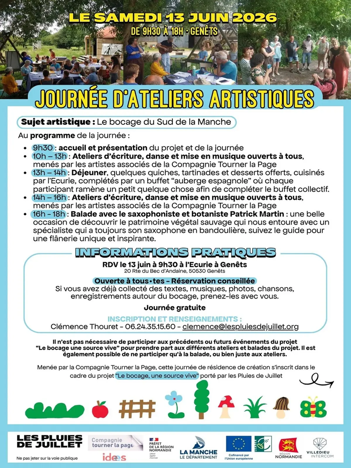 RDV du Bocage - Balade botanique et musicale