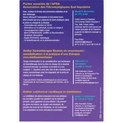 RDV santé - Portes ouvertes de l’AFSA Association des Fibromyalgiques Sud Aquitaine