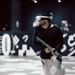 Réalité virtuelle en arène à EVA Brest (29)