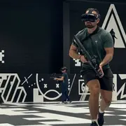 Réalité virtuelle en arène à EVA Saint-Etienne (42)