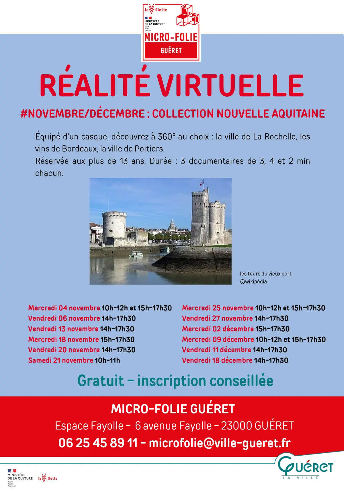Réalité Virtuelle Nouvelle Aquitaine