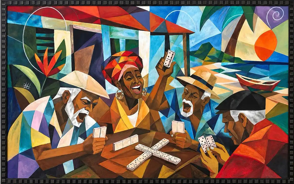 Table des anciens, 140 × 230 cm — © Nathanaël Philbert