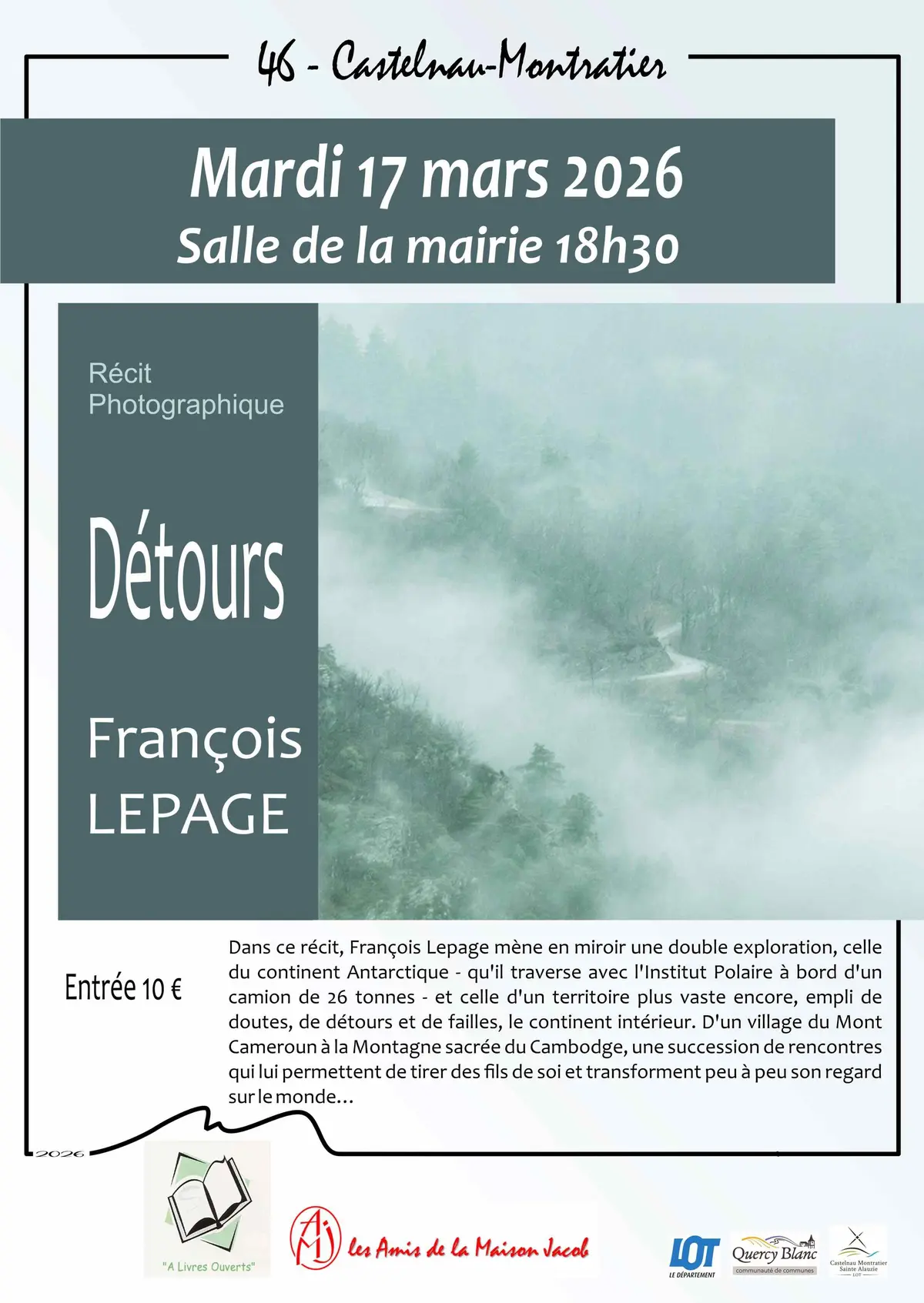 Récit photographique par François Lepage à La Maison Jacob