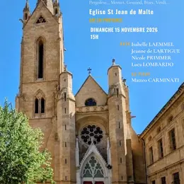 Récital à l'église Saint Jean de Malte