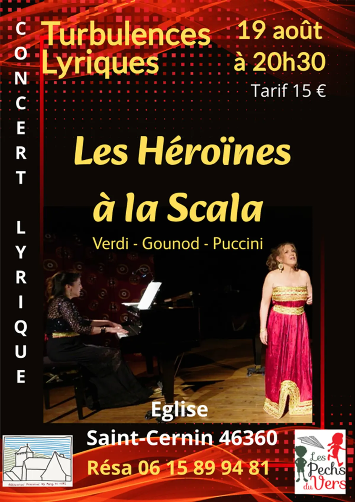 Récital chant / piano, Turbulences lyriques, Les héroïnes à la Scala