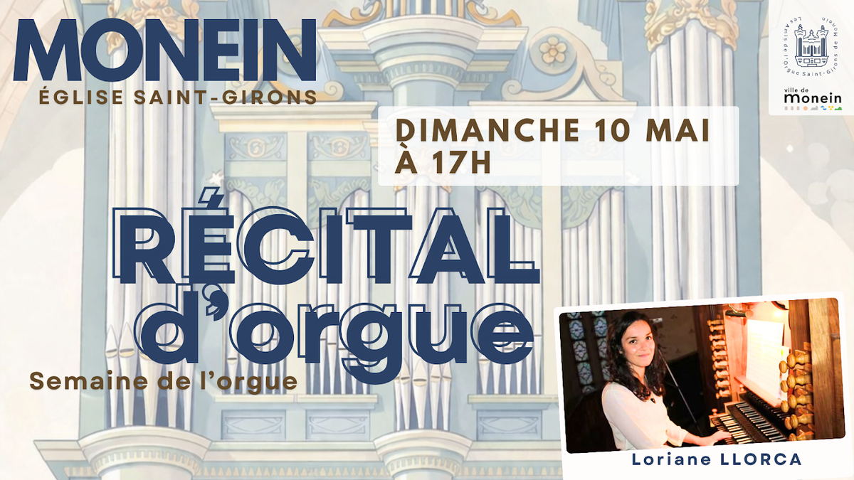 Récital d'orgue : Loriane LLORCA