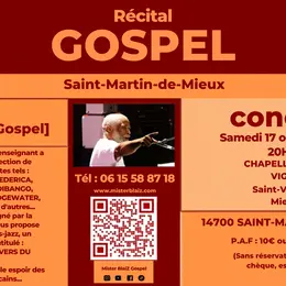 Récital de Gospel à Saint-Martin-de-Mieux