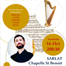 Récital de harpe par Matthieu Martin