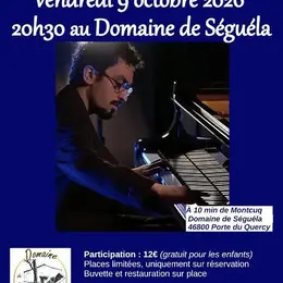 Récital de piano avec Dimitri Weissenberg au Domaine de Séguéla