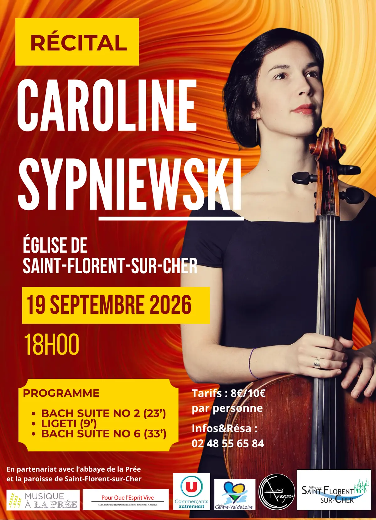 Récital de Violoncelle avec Caroline Sypniewski