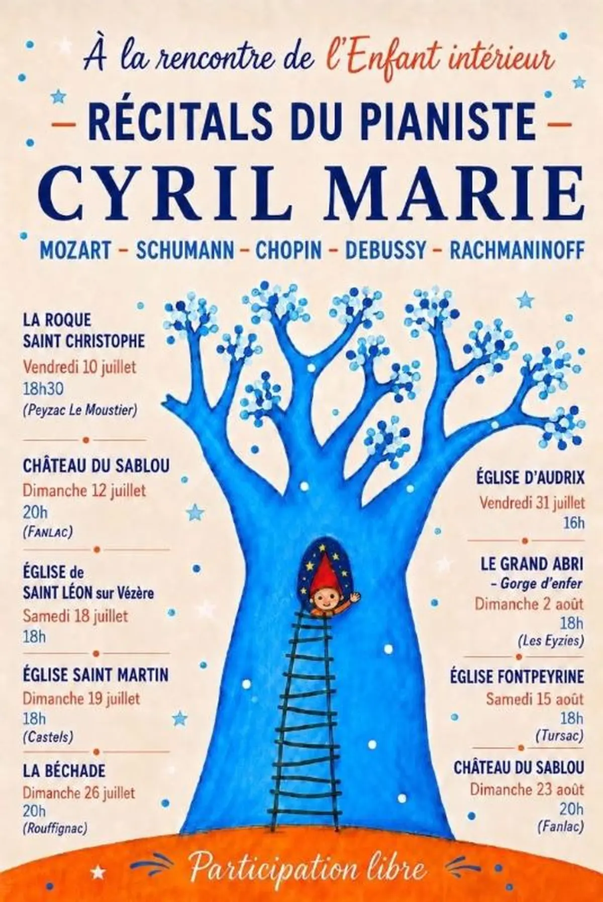 Récital du pianiste Cyril Marie