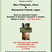 RÉCITAL TÉNOR ORGUE avec Marc Filograsso