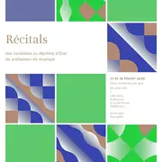 Récitals des étudiants musiciens de l'ÉSAL