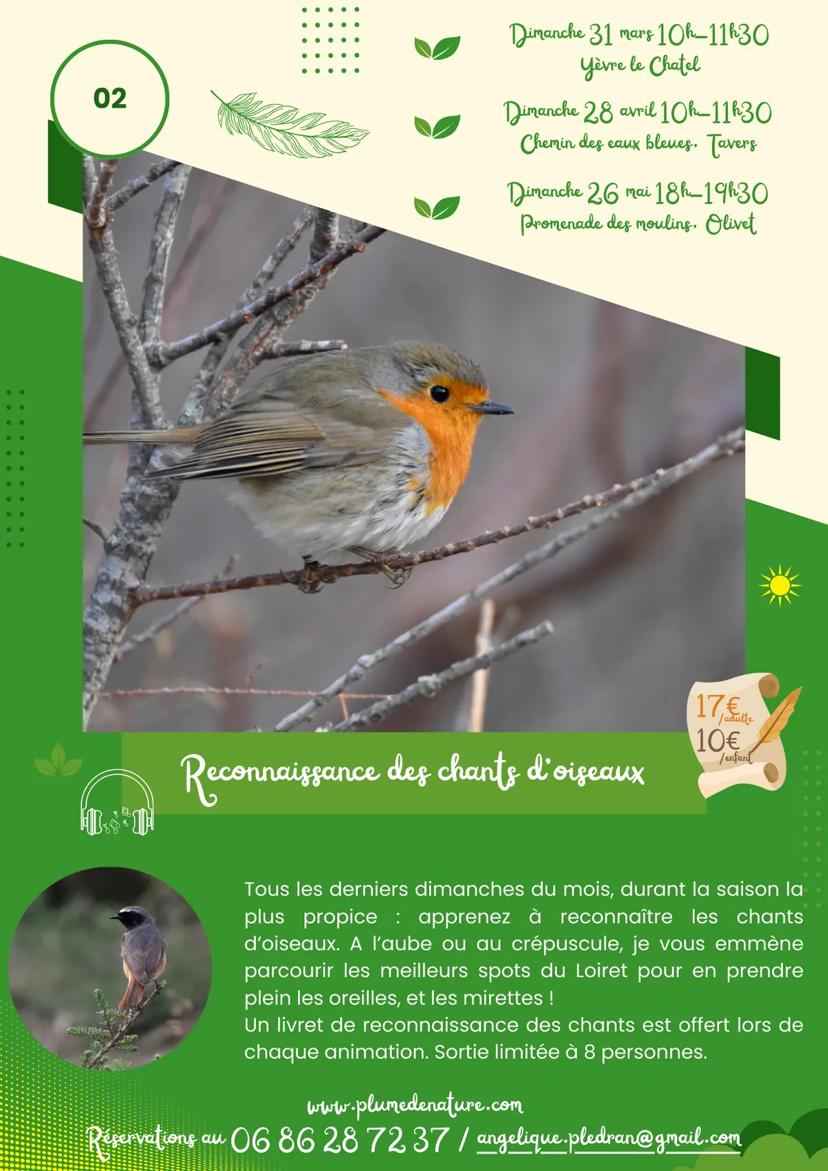 Reconnaissance des chants d’oiseaux