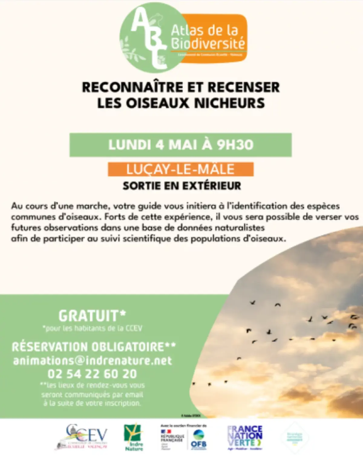 Reconnaître et recenser les oiseaux nicheurs