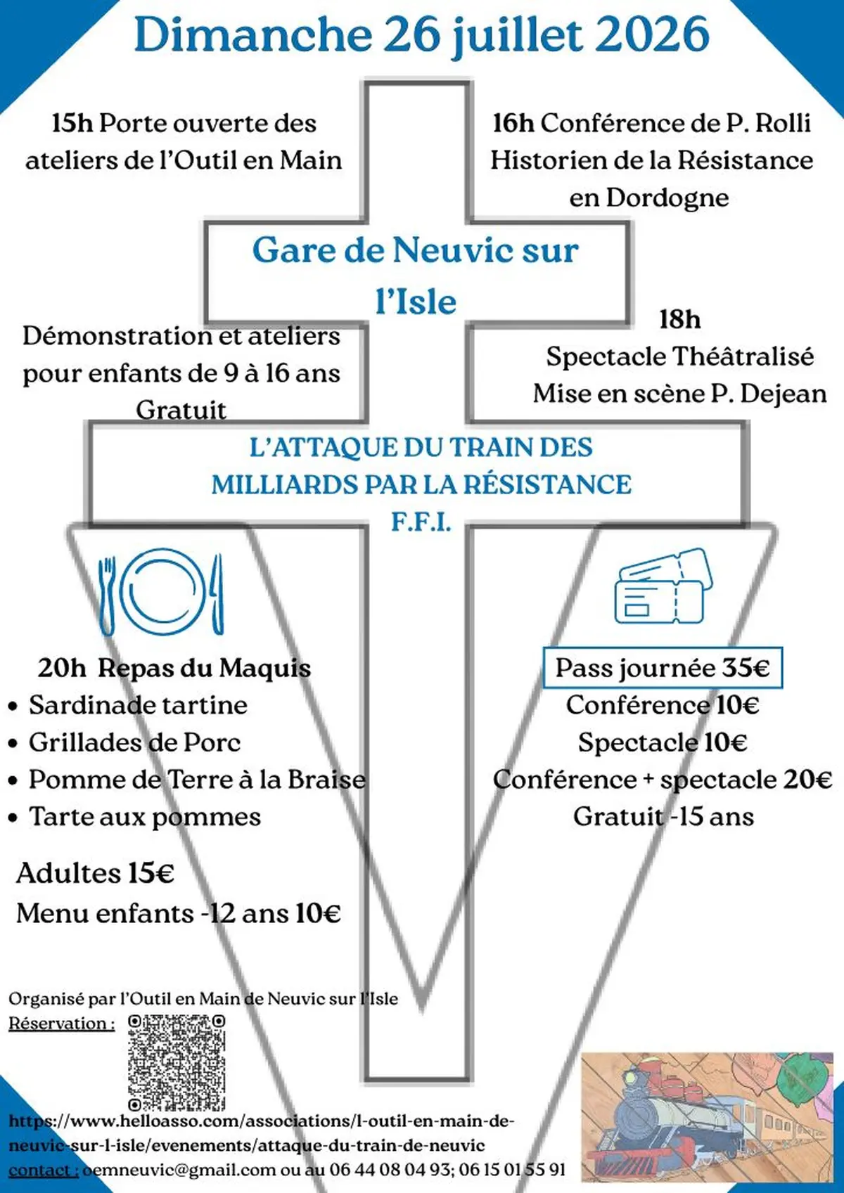Reconstitution historique : l'attaque du train des milliards de la Résistance