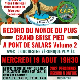 Record du monde du plus grand Brise Pied